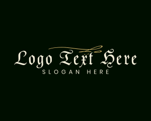 Elegant - Gothic Medieval Signature logo design