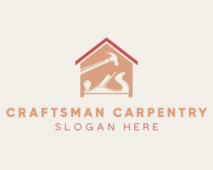 Carpenter - Home Carpenter Tools logo design