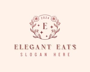 Elegant Floral Boutique logo design