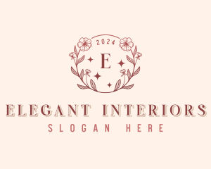 Elegant Floral Boutique logo design