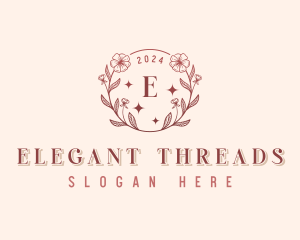 Elegant Floral Boutique logo design