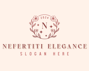 Elegant Floral Boutique logo design