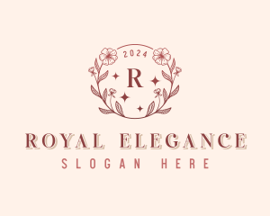 Elegant Floral Boutique logo design