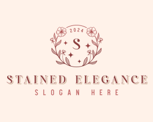 Elegant Floral Boutique logo design