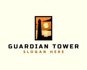 Watchtower - Lighthouse Structure Tower logo design