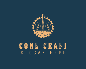 Wooden Chisel Carpentry logo design