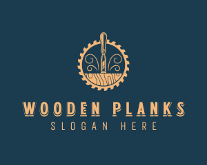 Wooden Chisel Carpentry logo design