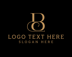 Couture - Beauty Cosmetics Boutique Letter B logo design