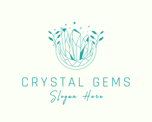 Natural Cosmic Precious Stone logo design