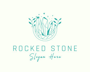 Natural Cosmic Precious Stone logo design