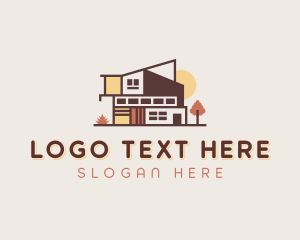 Airbnb - Residential Architect Contractor logo design