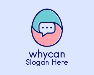 Egg Message Chat Logo