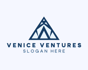 Generic Business Pyramid logo design