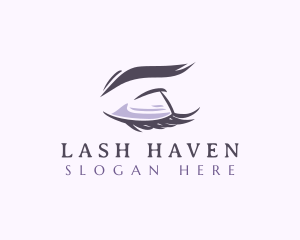 Eyelash Eyebrow Beauty logo design