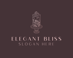 Wedding Floral Cake Logo