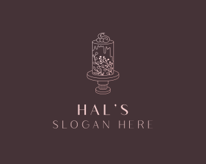 Wedding Floral Cake Logo