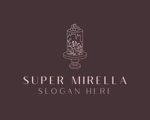 Wedding Floral Cake Logo