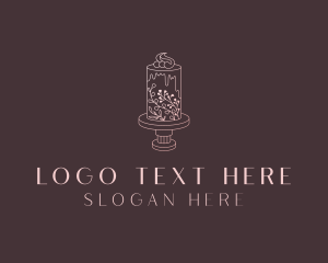 Wedding - Wedding Floral Cake logo design