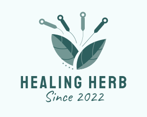 Organic Herb Acupuncture  logo design