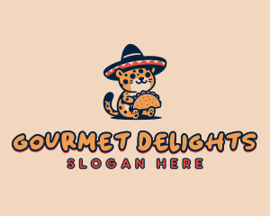 Taco Cheetah Gourmet logo design