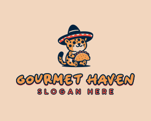 Taco Cheetah Gourmet logo design