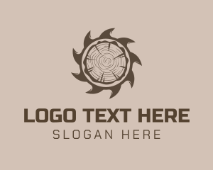 Lumberjarck - Rustic Carpentry Tool logo design