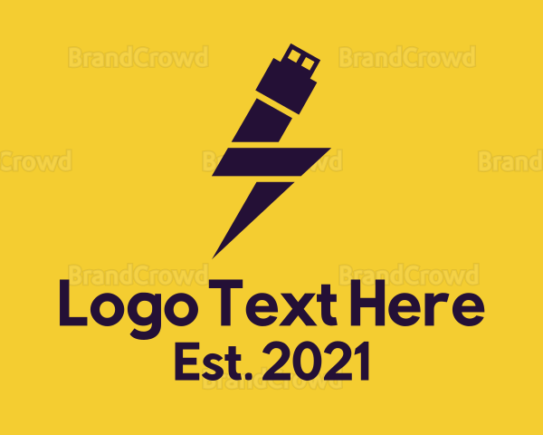 Electric Flash Drive Logo