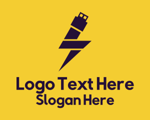 Electric Flash Drive Logo