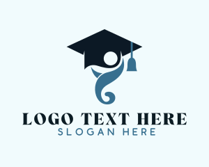Scholarship - Education Graduation Academy logo design