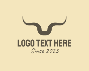 Zoo - Rustic Bull Horns logo design