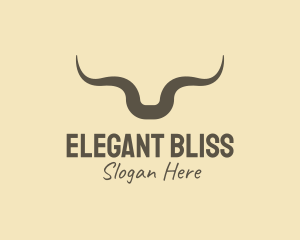 Rustic Bull Horns  Logo