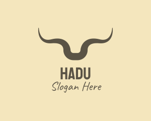 Rustic Bull Horns  Logo