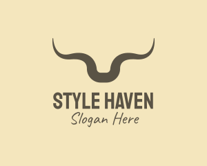 Rustic Bull Horns  Logo