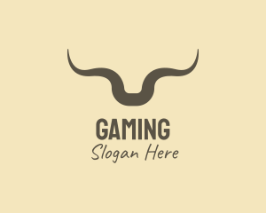 Rustic Bull Horns  Logo