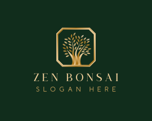 Bonsai - Luxury Nature Tree logo design