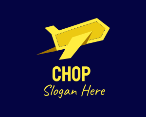 Yellow Paper Plane Logo