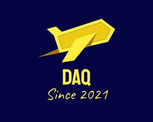 Yellow - Yellow Paper Plane logo design