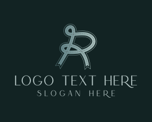 Stitching - Fashion Tailoring Letter R logo design
