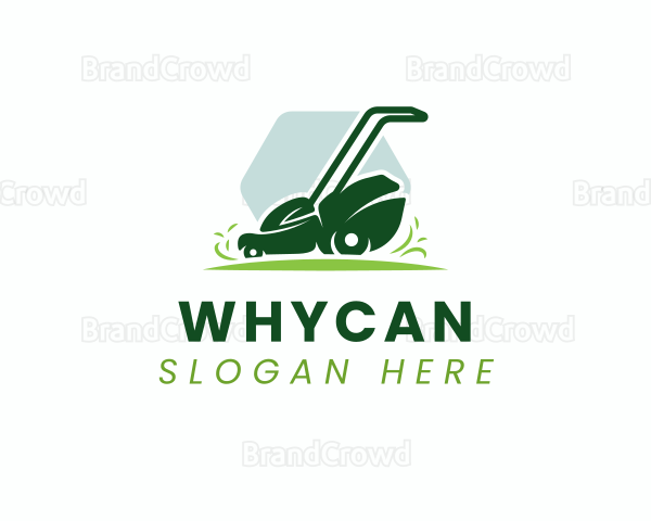 Garden Lawn Mower Logo