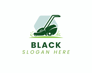 Garden Lawn Mower Logo