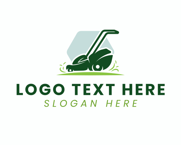 Gardener - Garden Lawn Mower logo design