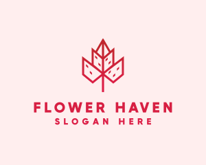 Building City Flower logo design