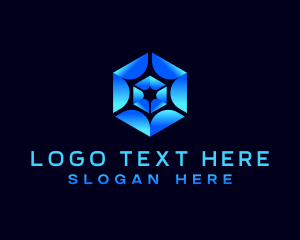 Internet - Data Cube Technology logo design