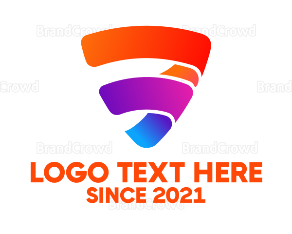 Colorful Shield Tech Logo