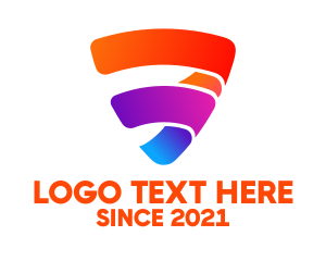 Internet - Colorful Shield Tech logo design