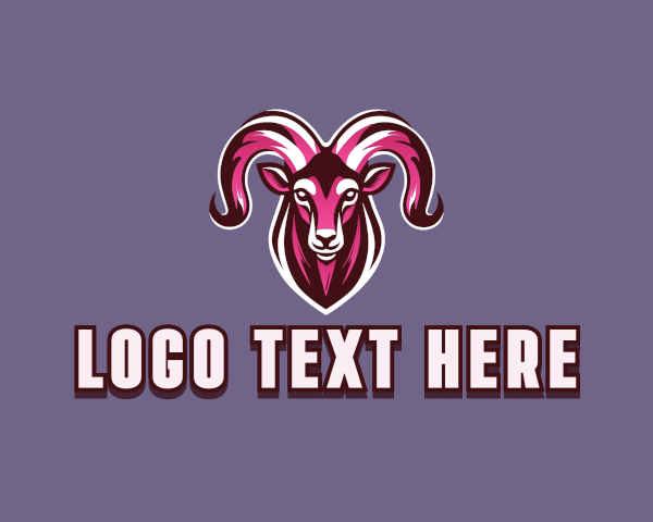Ram - Ram Goat Gaming logo design