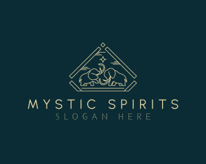 Mystic Elephant Widlife logo design