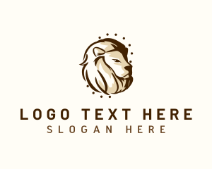 Feline - Lion Wildlife Safari logo design