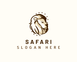 Lion Wildlife Safari logo design