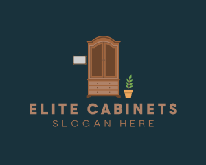 Cabinet - Modern Closet Cabinet logo design